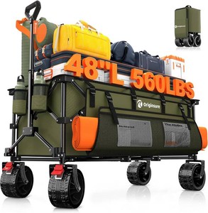 Green 48 Folding Wagon, 560lb, All-Terrain