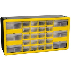 10126 Plastic Drawer Cabinet, 26-drawer