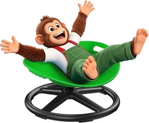 Autistic Kids Spinning Chair  Sensory Chair
