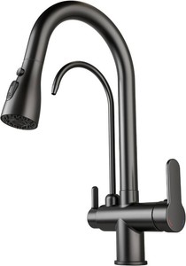 Kitchen Sink Faucet Pull-Down (3-in-1) Black