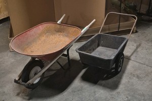 wheelbarrows