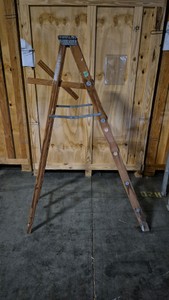 wooden ladder