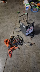 welder and jumper cables