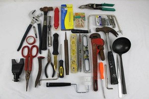 Mixed Lot Hand Tools and Hardware