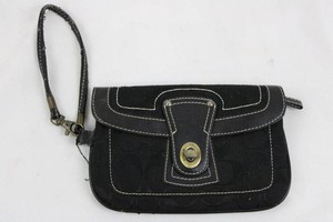 Coach Signature Wristlet Clutch