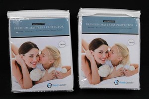 HandyLaundry Twin Waterproof Mattress Protectors (Lot of 2)