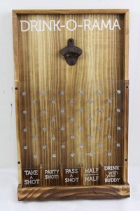 Drink-O-Rama Wall Mounted Bottle Opener Game 21 tall