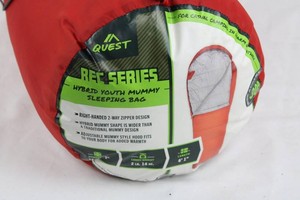 Quest Rec Series Hybrid Youth Mummy Sleeping Bag 61