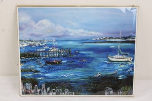 Scott Raimondo Harbor Scene Print
