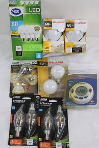 Great Value, Sylvania, Feit & Timex Lighting Mixed Lot