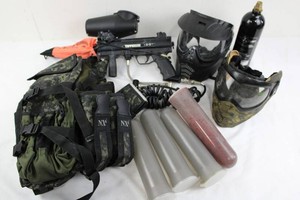 Tippmann A-5 Paintball Marker & Gear Mixed Lot