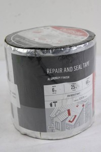 Resisto Repair and Seal Tape Aluminum Finish 6 in X 25 Ft