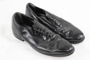 Black Wingtip Oxford Dress Shoes Size 10.5D