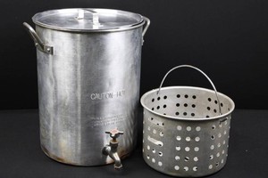 Stainless Seafood Turkey Fryer Pot With Basket