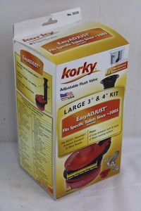Korky 5030 EasyADJUST Flush Valve Kit Large 3 & 4