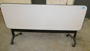 72x24 Flip-top table on wheels