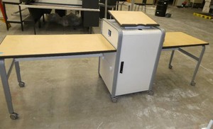 Laptop charging station or presentation center