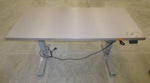 24x48 electric adjustable height desktable by esi
