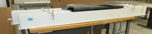 Two DA-LITE Projector screens 8 feet wide