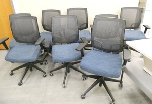 8 matching chairs by Sit-On-It