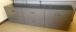 3 lateral file cabinets 30x20x27