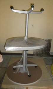 THREE Teardrop tables 36x43