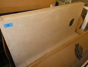 Cornhole bean bag toss 48x24 set of 2 - New unfinished