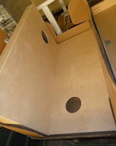 Cornhole bean bag toss 48x24 set of 2 - New unfinished