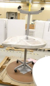 Four Teardrop tables 36x43