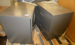 Two 2-drawer lateral filing cabinets