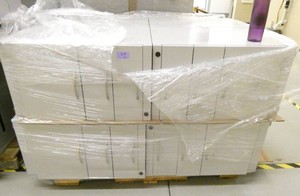 Eight file cabinets