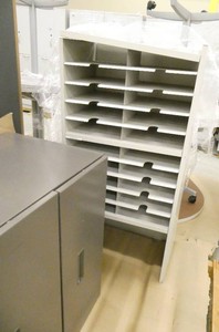 mail sorting station and 2 drawer lateral filing cabinet and mobile pedestal