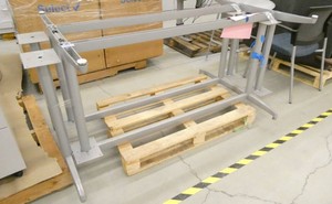 Two table frames, meant for tops wider than 23 inches