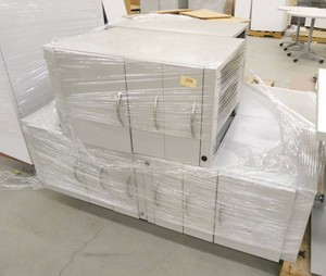 6 under the desk file cabinets with open tops