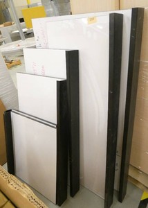 6 assorted white boards