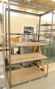 Garage shelving unit, 24x48x84