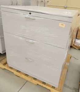 Two lateral file cabinets 36x18x40