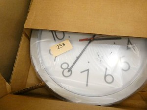 SIX new clocks 14-12 inches