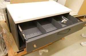 THREE cabinets 36x19x22