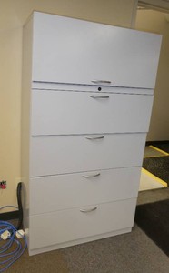 5 drawer lateral file cabinet