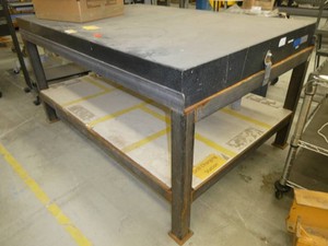 4x6ft 6 inch thick Granite Surface Table on stand