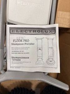 New in Box Electrolux Heavy Duty Epic Floor Pro ShampooerPolisher for Large Floors