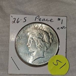 1926 S Peace Dollar $1, UNC