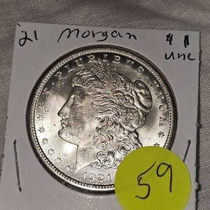 1921 Morgan Dollar $1, UNC