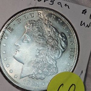 1921 Morgan Dollar $1, UNC