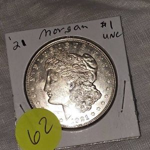 1921 Morgan Dollar $1, UNC