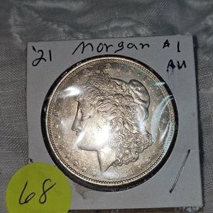 1921 Peace Dollar $1, AU