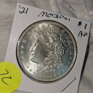 1921 Morgan Dollar $1, AU