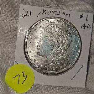 1921 Morgan Dollar $1, AU