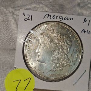 1921 Morgan Dollar $1, AU